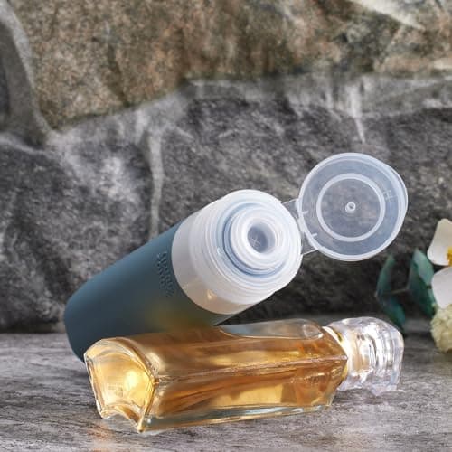 INSFIT 23 Pack Travel Bottles for Toiletries, TSA Approved Silicone Travel Size Toiletries with Toiletry Bag, BPA Free Leak Proof Refillable Travel Essentials for Shampoo Conditioner Lotion — view 3