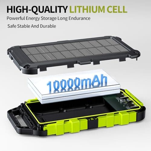 Solar Power Bank 10000 mAh Portable Solar Charger — view 6