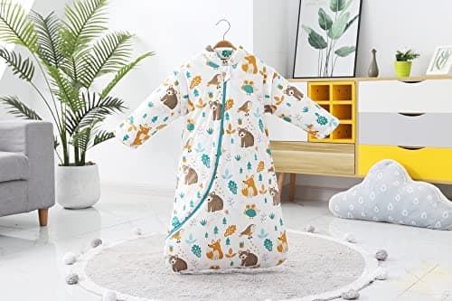 MIKAFEN Baby Winter Sleeping Bag Kids Sleeping sack 3.5 Tog Cotton Sleeping sack Various Sizes from Birth to 4 Years Old — view 2