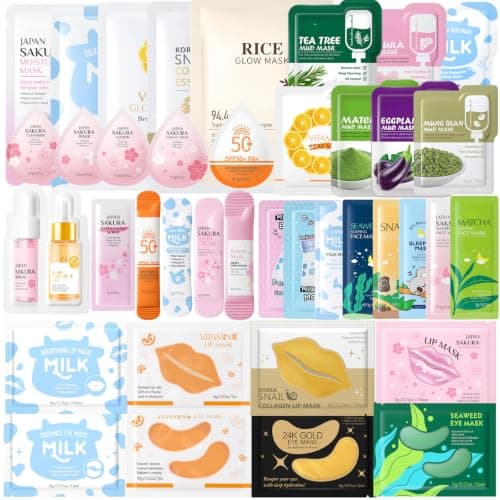 40PCS Pamper Gifts for Women, Face Masks Skincare Set, Teenage Girl Gifts