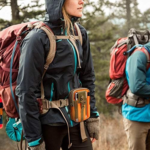 flintronic Tactical Waist Bags, Universal Outdoor Waist Bag | Molle EDC Pouch + Outdoor Hook | Utility Gadget Waist Bag with Cell Phone Holster for Sports, Hiking, Camping, Traveling — view 5