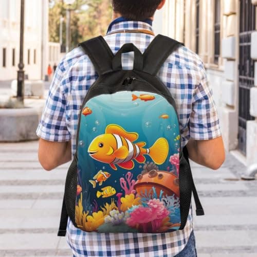 BVNMT Travel Laptop Backpack for Men Women,16 Inch Work Business Backpack — view 6