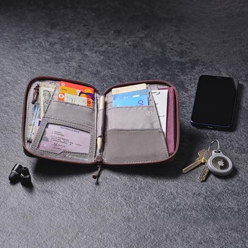 Lifeventure RFID Mini Travel Wallet – Slim Passport & Document Holder — view 6