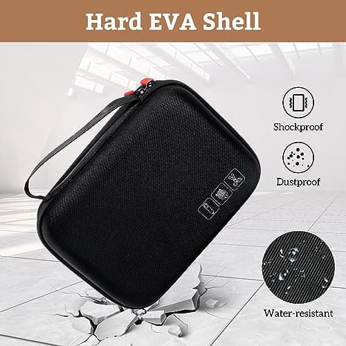 ProCase Hard Travel Case for Hair Clippers -Black — view 5