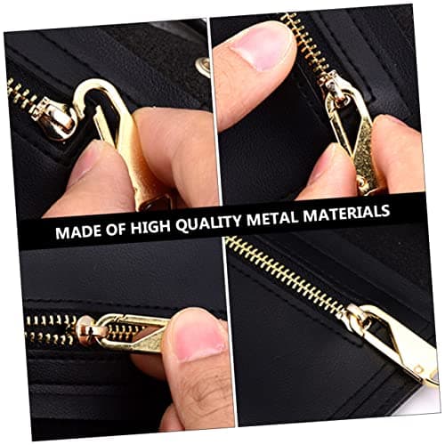 Anneome 9pcs Replacement Zipper Pulls Tabs Made of Sturdy Zinc Alloy, Removable Zipper Handles for Suitcases and Backpacks, Easy to Repair Clothes, Not Easy to Break or Deform — view 5