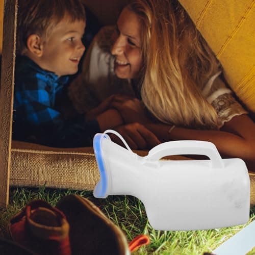 SHINYPASING Portable with Secure Lid Female Urinal Urine Container Leak-proof Random Color for Camping and Patient Care, Suitable for Elderly Women and Travel Use — view 5