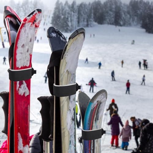 Adjustable Ski Straps With EVA Padding – 4-Piece Fastener Wraps — view 5