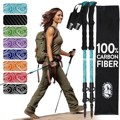 Teal EVA Hiking Poles