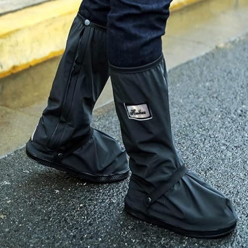 LIUYIDM Waterproof Shoe Covers Reusable XL41-43 PVC Cycling Overshoes — view 6