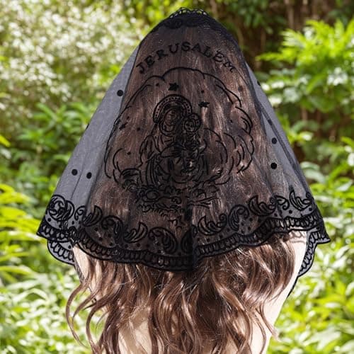 Quick-Dry Fabric Triangled Scarf for Outdoor, Black — view 4