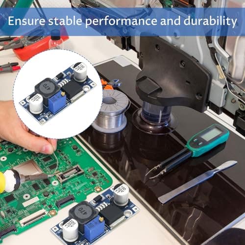 5 Pcs LM2596 Buck Converter Voltage Regulator, Adjustable Step Down Dc Dc Converter, 3.0-40V To 1.5-35V Output,High Efficiency for DIY Electronics,Arduino,Raspberry Pi Projects — view 4