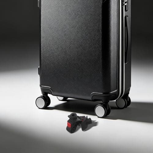 POPETPOP 4pcs Replacement Suitcase Wheels Repair Kit with Plastic Casters and Mounting Hardware, Enhanced Stability and Universal Compatibility for Cabin Luggage and Suitcases with Wheels — view 4