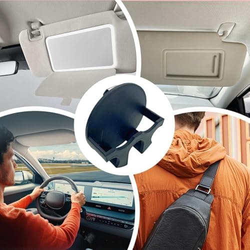 Dip Can Visor Holder for Truck Car Visor Clip Holder for Round Cans — view 4
