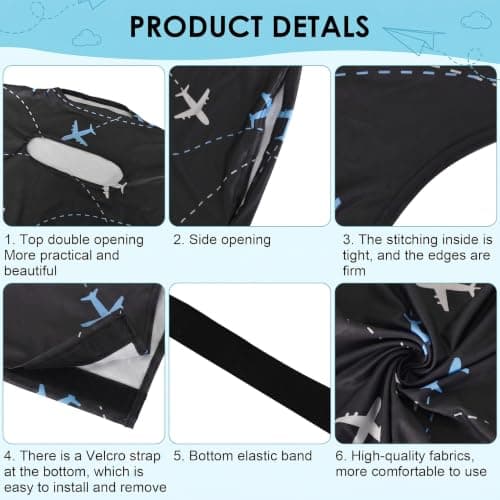 Luggage Cover Suitcase Protector, Elastic Travel Luggage Cover (Travel, L) — view 5