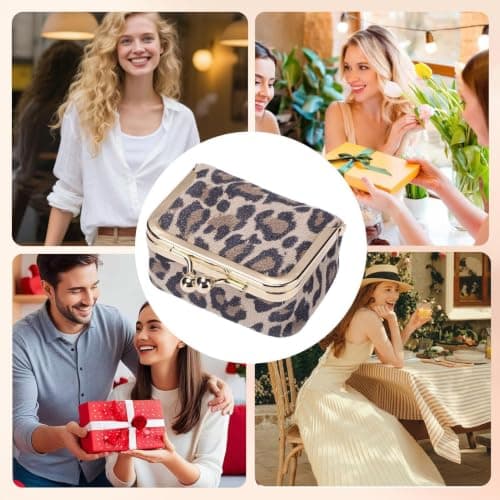 Travel Jewelry Box Leather Fashion Women Pouch — view 6