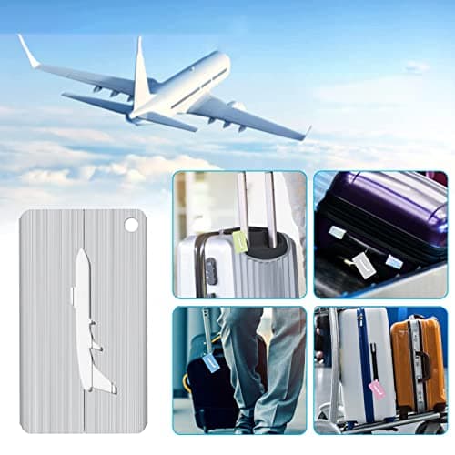 Travel accessories for quick-find luggage solution luggage with address aluminum suitcase travel bag organizer (Silver, One Size) — view 2