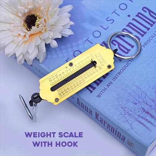 SDMAX Spring Balance Hanging Hook Scale, Handheld, Portable Pocket Balance Scale, Lightweight, Weight Scale With Hook For Home, School, Luggage, Fishing Use (25 Kg) — view 4