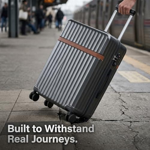 RMW Suitcase 24 Inch Medium Hard Shell Lightweight Check-in Luggage ABS+PC — view 2