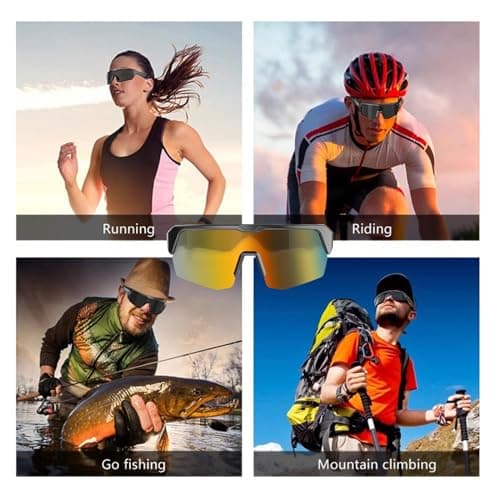 Audio Sunglasses | Smart Glasses | Smart Wireless Headphone Sunglasses | Wireless Polarised Sun glasses | Voice Control Protection Eyewear for Driving Security Music Travel Outdoor Safety F — view 4