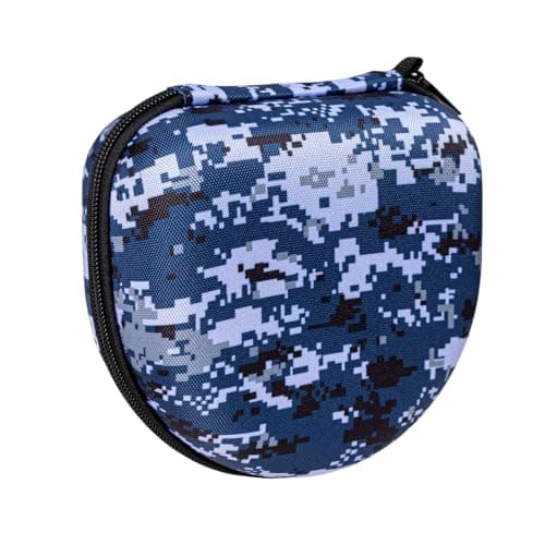 CaeorKvor Heavy Duty Headphone Travel Case Organiser Bag Design with Shock Absorbing Shell and Soft Interior Space Headphone Storage Bag