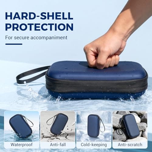 HIMDUZE Insulin Cooler Travel Case TSA Approved Small Refrigerated Medicine Cooler for Travel Diabetic Travel Case Bag w/2 Reusable Ice Pack. — view 4