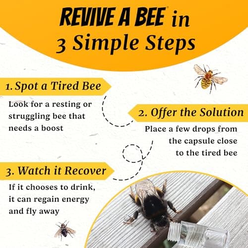 Revive a Bee Rose Gold Bee Revival Kit, Keyring with Sugar Syrup — view 3