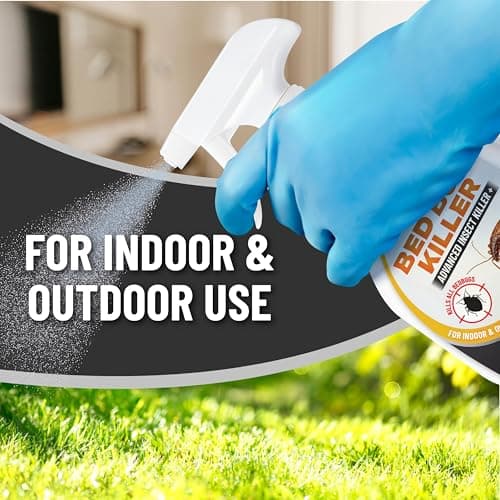 Bed Bug Killer Spray 1000ml - Strong Bed Bugs Spray Odourless & Fast Acting Repellent, Stain-Free, Plant-Based Formula For Furniture, Mattress & Upholstery — view 5