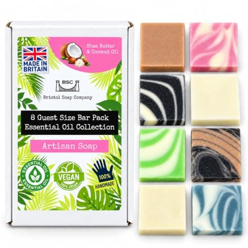 Bristol Soap Company Artisan Soap Guest Size (30g) Soap Pack, 8
