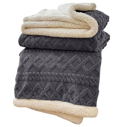 Soft Throw Blanket Winter Snug Microfiber Plush Thick Warm Furry Full Size