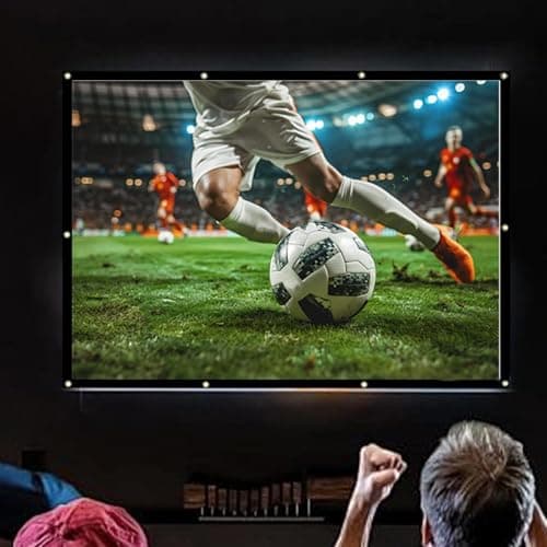 Polyester Outdoor Projector Screen High Resolution Tight Flat Edge — view 3