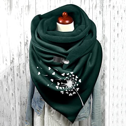 Scarf For Women Uk Womens Scarf Ladies Scarves travel accessory Dandelion Print Unisex – Soft Luxe Winter Neck Warmer For Couples & Gifting — view 2