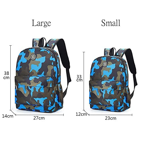 Estwell Kids Boys Girls Camouflage School Backpack Children Primary Schoolbag Book Bag Waterproof Nylon Rucksack Casual Daypack — view 6