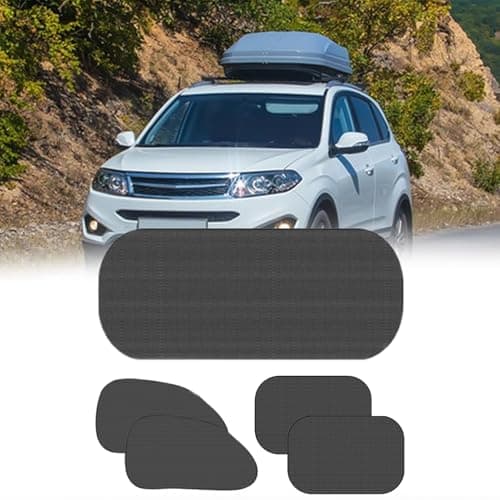 Car Window Sun Shade | Car Sun Shade | 5 Pack Suction Cup UV Protection Light Block Privacy Screen For Camping Truck Van Travel Backseat Driver Sleeping Accessories — view 3