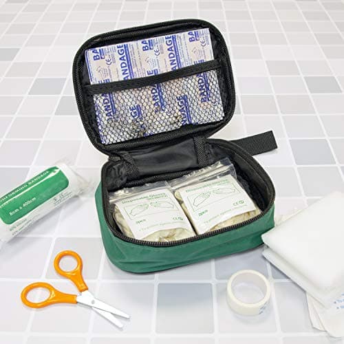 Milestone Camping 96940 Emergency First Aid Kit / Compact and Portable Home or Travel Kit / Ideal for Camping, Family Days Out and More, Red — view 2
