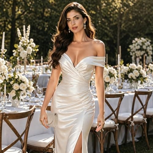 Toptime Champagne Gold Clutch Bags for Women, Envelope Pleated Women's Clutches Evening Bag, Sequins Prom Bag with Detachable Chain, Elegant Cross Body Small Handbag for Wedding Bridal Dinner Party — view 3