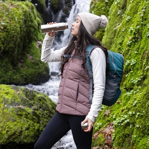 Trail Bullet Vacuum Flask, Camping & Travel, 500ml, Silver — view 6