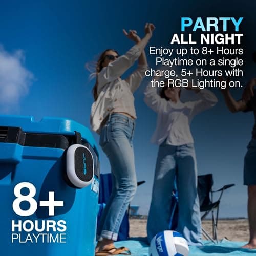 JLab Pop Party Ultra-Portable Small Bluetooth Speaker, Mulberry — view 5