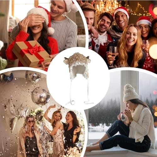 Plush Hat Antler Print Costume Accessory — view 4