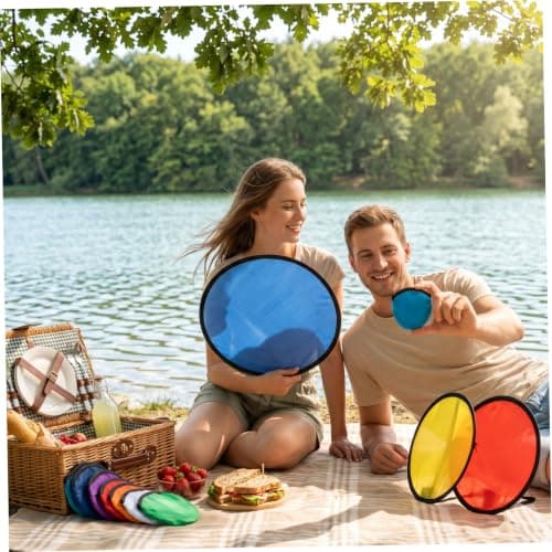 Striegro 8-Pack Folding Hand Fan, Collapsible Hand Fan DIY Paintable Compact Fans for Outdoor & Daily Carry (8 Colors). — view 3