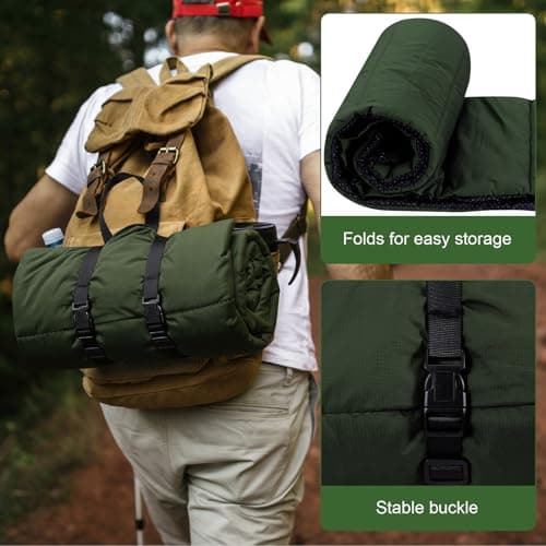TranRantic Portable Dog Blanket 110×68 cm, Foldable Waterproof Dog Bed Mat — view 5