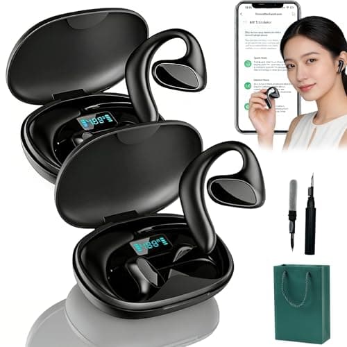 Sonabuds Translation Earbuds, 144 Languages Real-Time Two-Way AI Translator, Bluetooth Wireless Earphones-Ipx5 Waterproof, Ultra Long Endurance For Travel, Business, Calls & Music, Open-Ear (2PC-A)