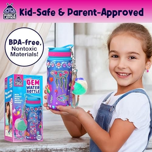 Decorate Your Own Water Bottle Girls - Mermaid Water Bottle Craft — view 4