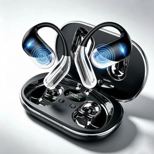 EUUEKathy AI Translator Earbuds, 198 Languages, Bluetooth 6.1, Open-Ear