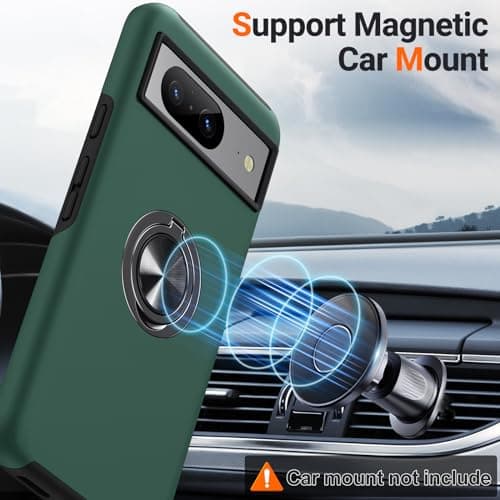 AOUIA for Google Pixel 8 Case Ring Holder Stand Shockproof Phone Case — view 4