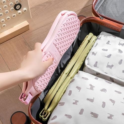 ZBH1985 Detachable Travel Slippers - Packable Unisex Slides for Hotel, Gym & Beach | Non-Slip, Quick-Dry Waterproof Shower Shoes — view 4