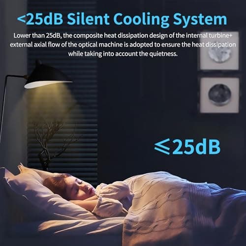 Portable Mini Projector with 2 Gamepad, X30 130 Inch Outdoor Video Game Console Projector with Classic Game 20000+, 4K Screen Theater Movie Projector Support WiFi, Bluetooth with Controller — view 5