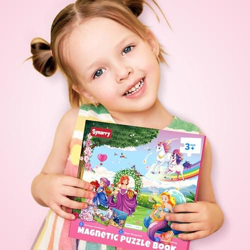 SYNARRY Magnetic Puzzles for 3 4 5 Year Olds Girls, Unicorn Gifts for Girls — view 6