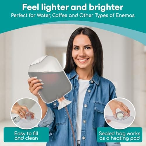 Medi Grade Enema Kit for Adults, 2L Bag for Colonic Irrigation, 4 Tips — view 4