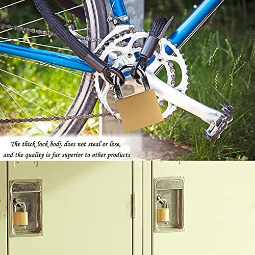Lamondre Padlock 2 Pack, Small Padlocks with Keys, Mini Padlock for Gym Locker, Travel Bags, Cabinets - 32mm — view 6