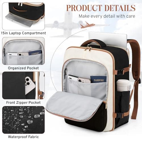 ETRONIK Ryanair Cabin Bags 40x30x20 Underseat, 24L Travel laptop Backpack — view 5